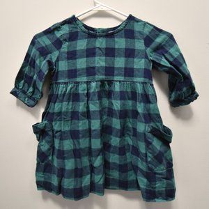 Hanna Andersson Buffalo Plaid Flannel Dress